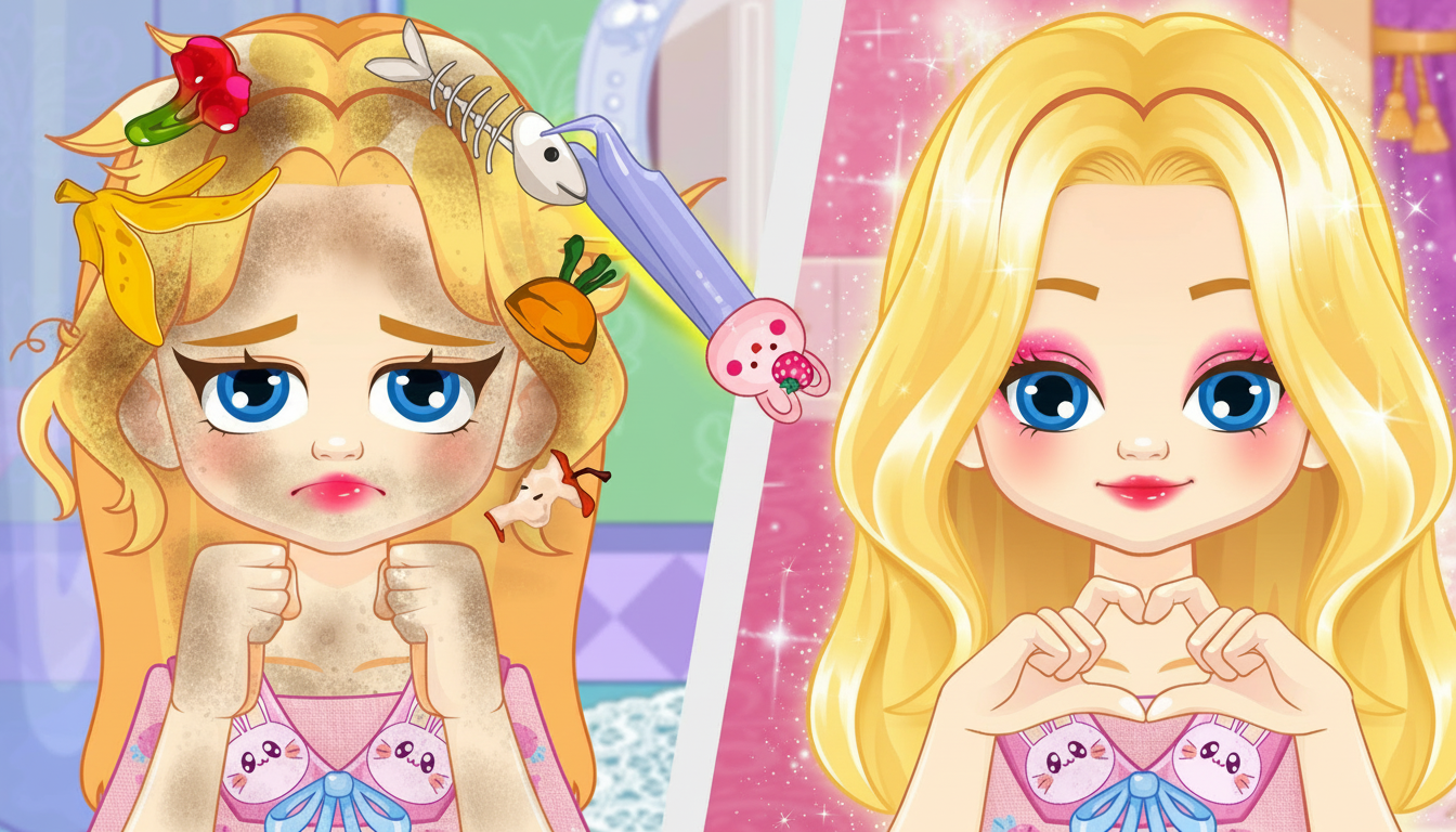 princess dress up and makeover games free Paper Doll Makeover & Dress Up play on Playgama (by Bravestars)