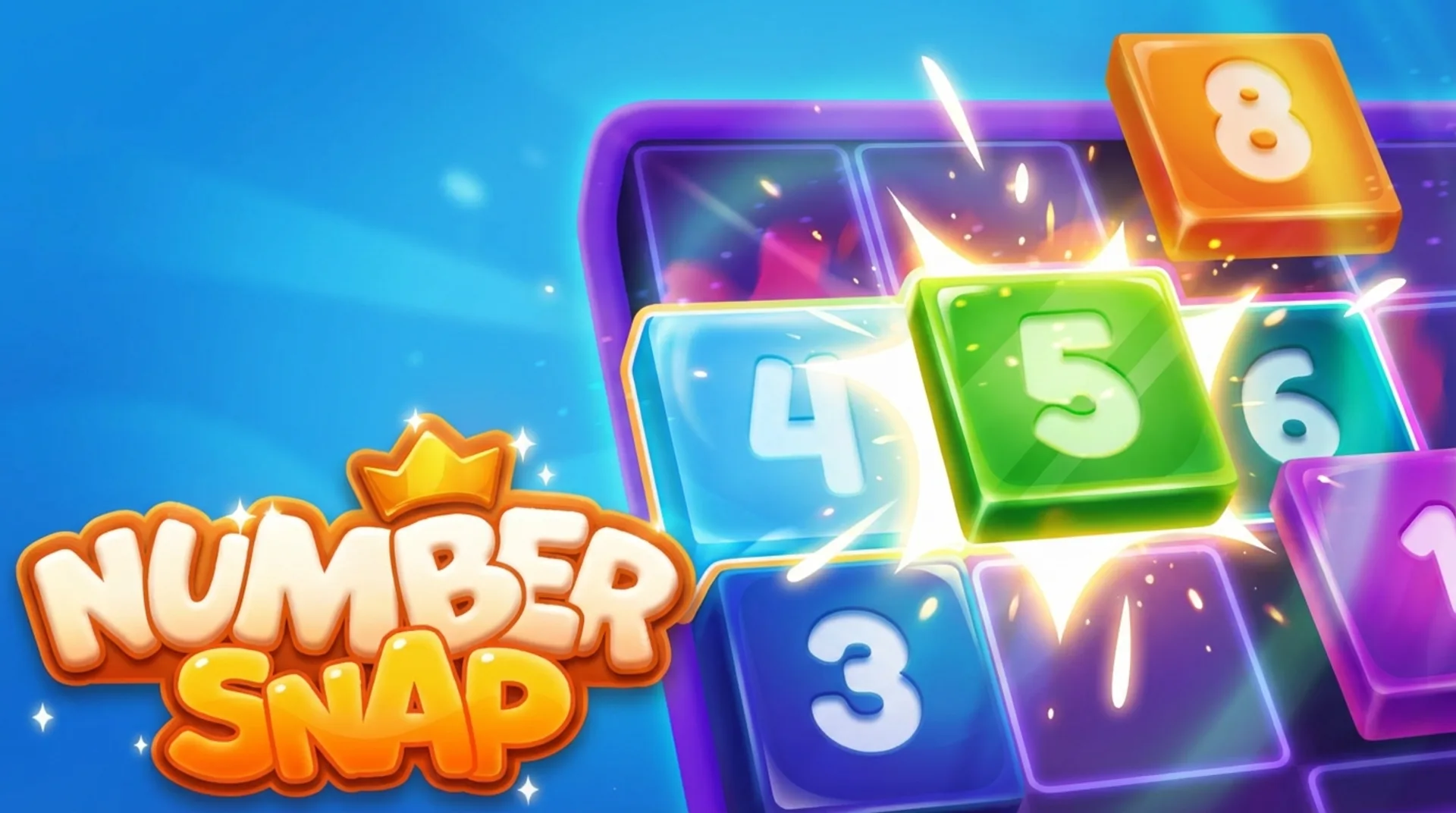 Play Number Snap online free - a strategic puzzle browser game about creating number sequences on a grid.