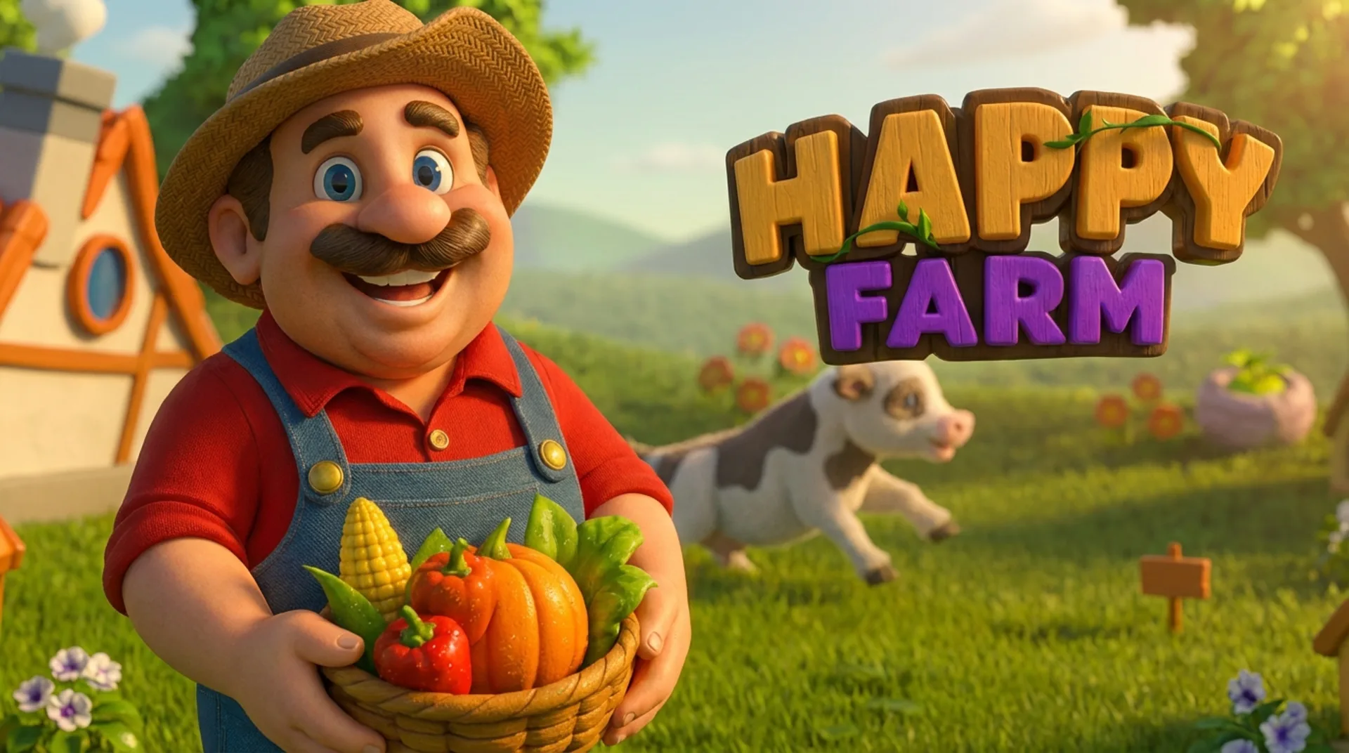 Play Happy Farm online free - a fun casual farming game with colorful crops and fast-paced harvest combos in your browser.
