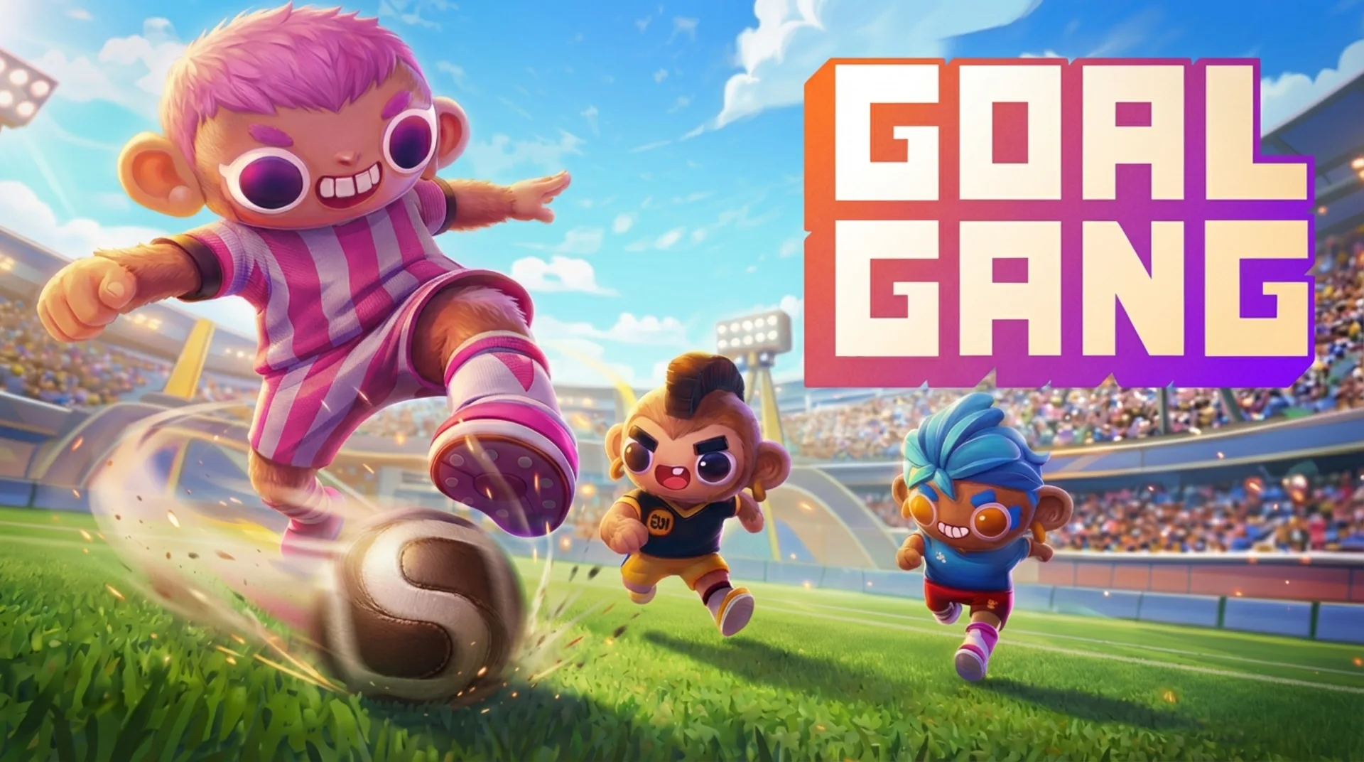 Play Goal Gang online free, the chaotic multiplayer sports game with unpredictable physics. A fun browser game for quick matches.