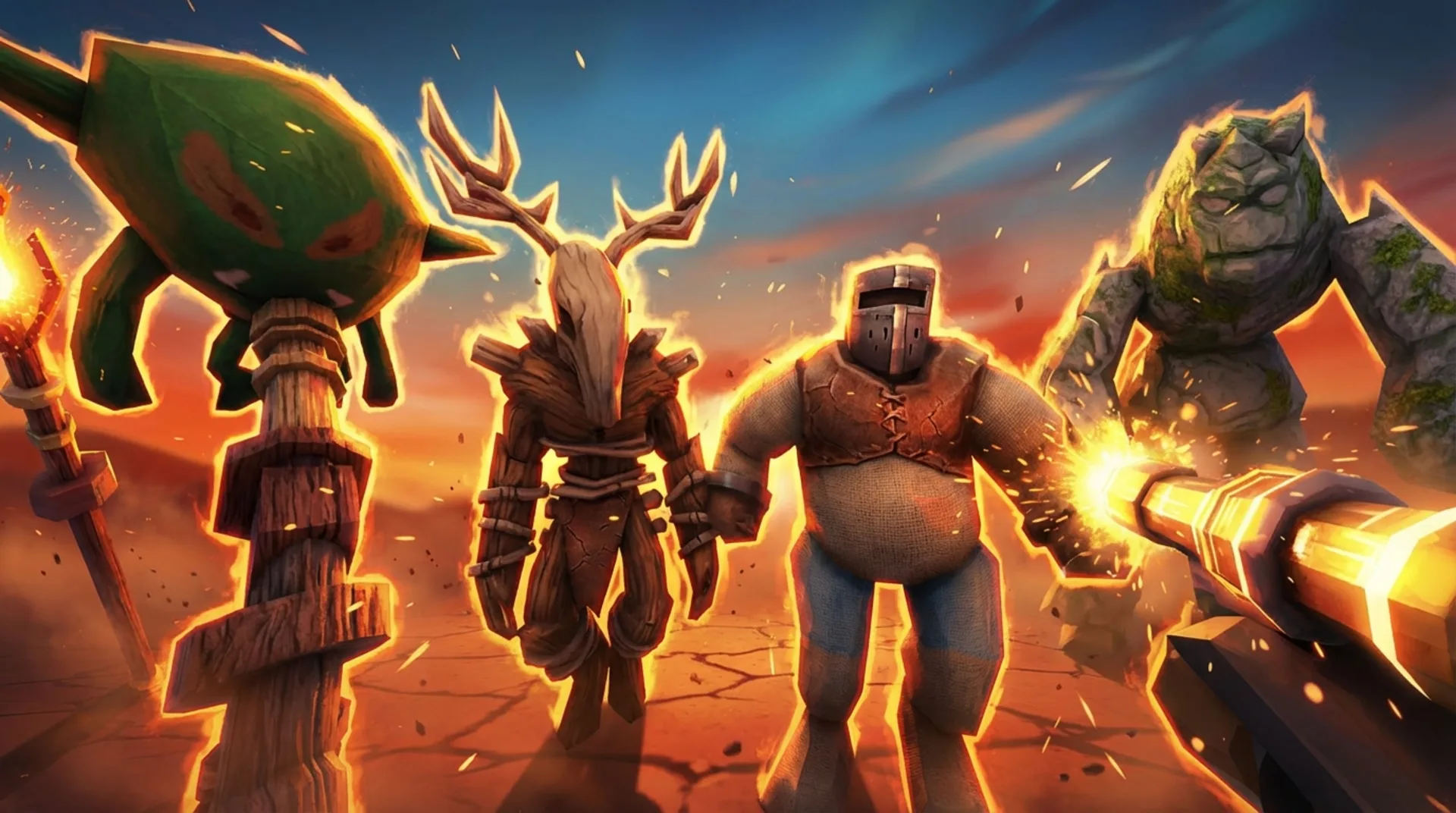 Play Horde Crusher online free! A top-down shooting browser game showing a hero dodging a massive monster horde with cool effects.