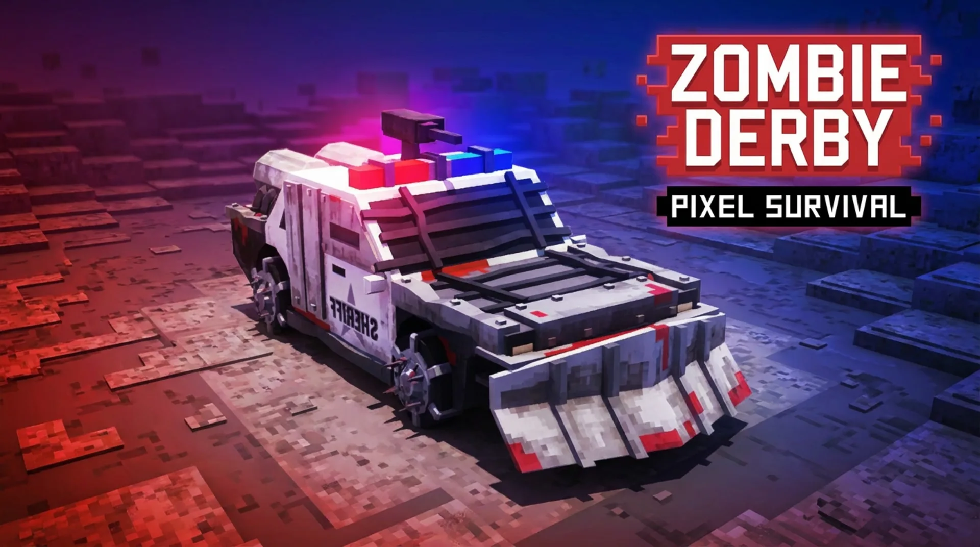 Play Zombie Derby: Pixel Survival online free. A pixel art driving game where you smash zombies with an upgraded car.
