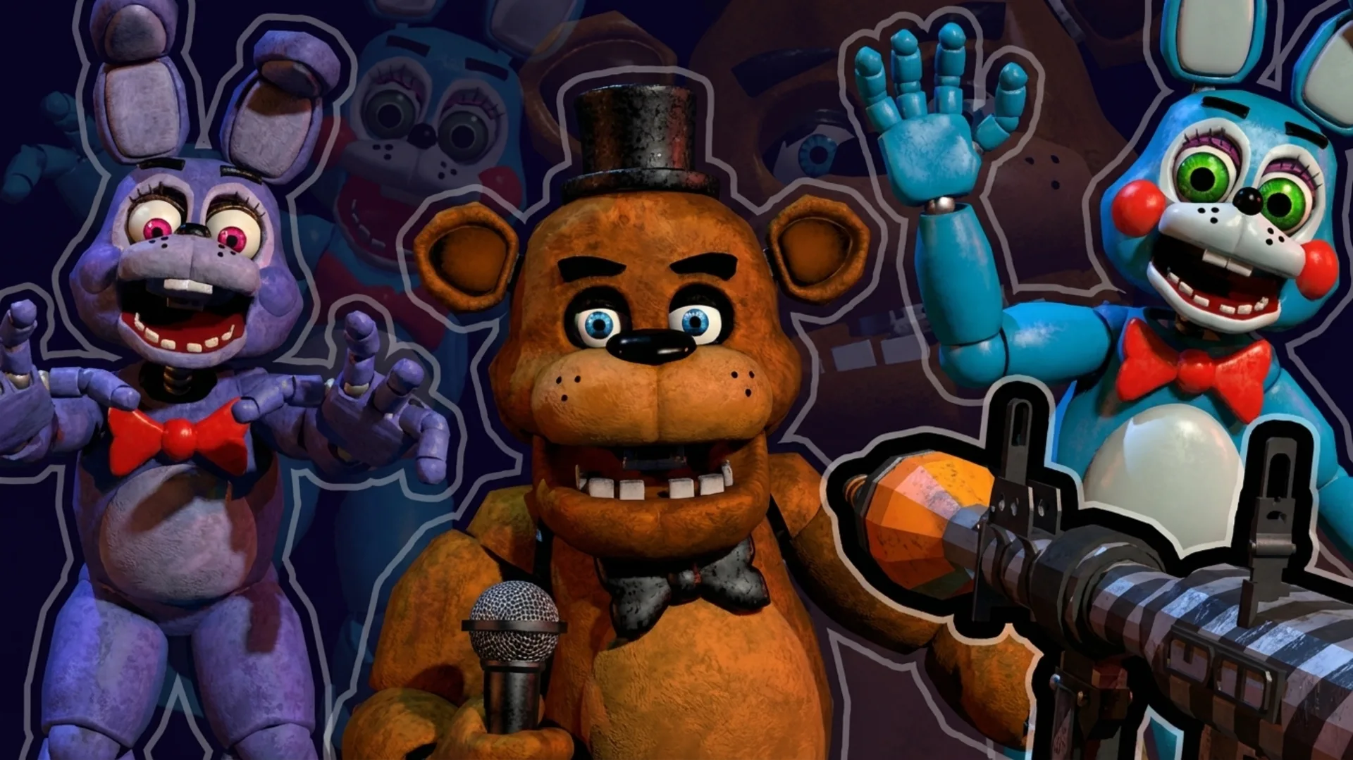 Play FNaF Shooter online free. An intense horror shooting browser game where you survive waves of scary animatronics.