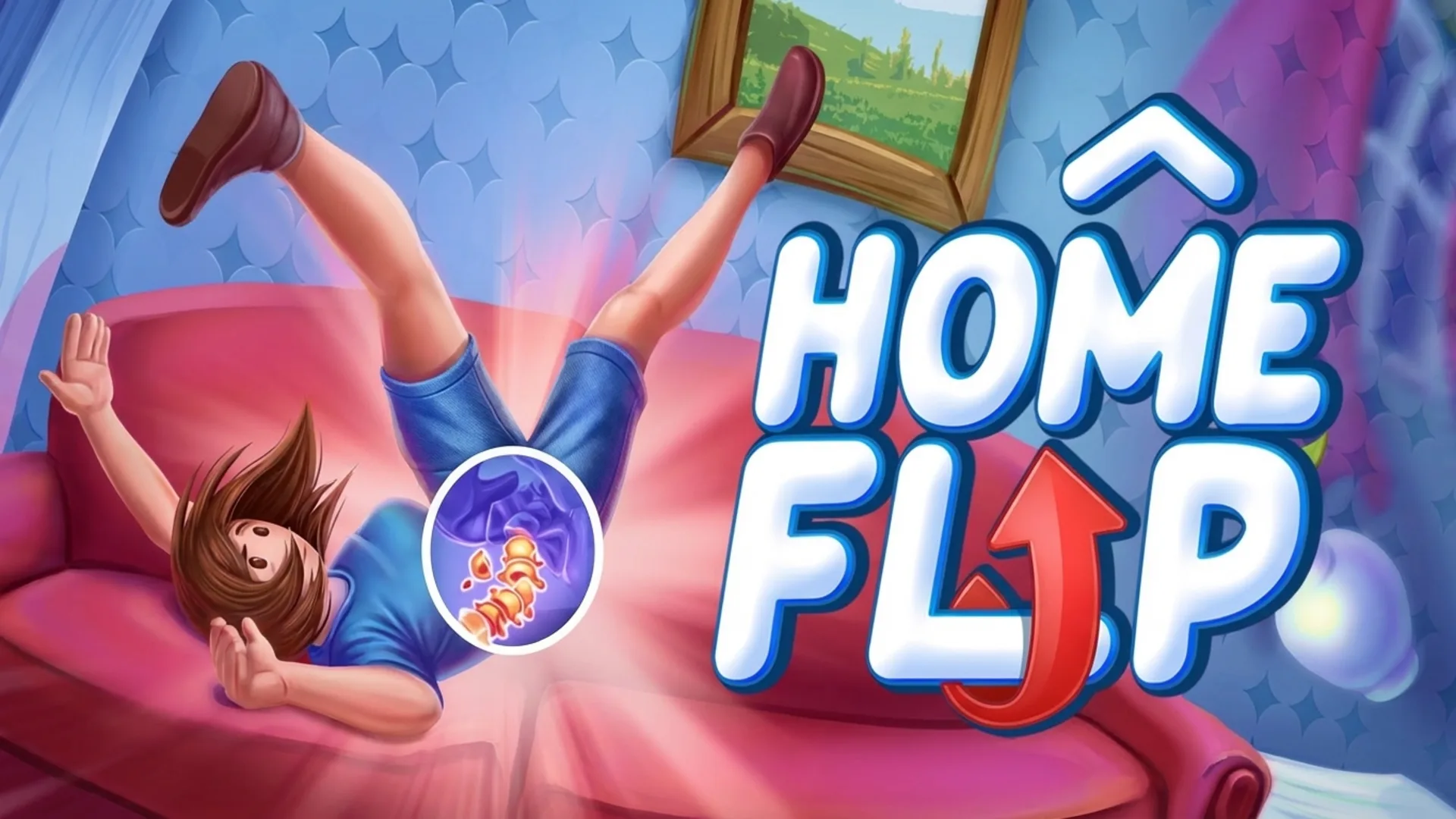 Play Home Flip online free, a fun ragdoll physics Arcade game. Flip your character across rooms to land in bed in your browser.