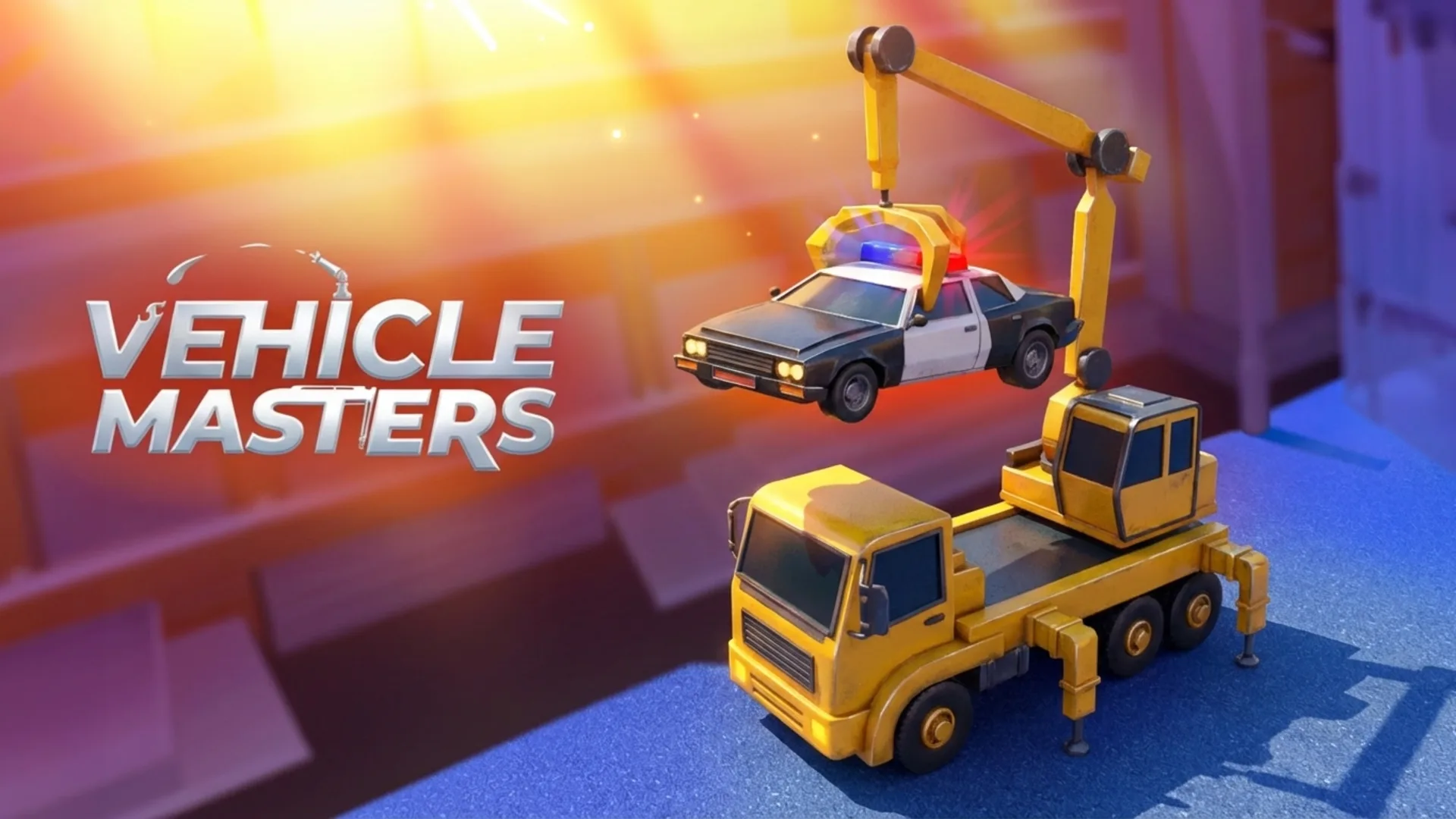 Play Vehicle Masters simulation game online free. A physics-based truck driving challenge for your browser.
