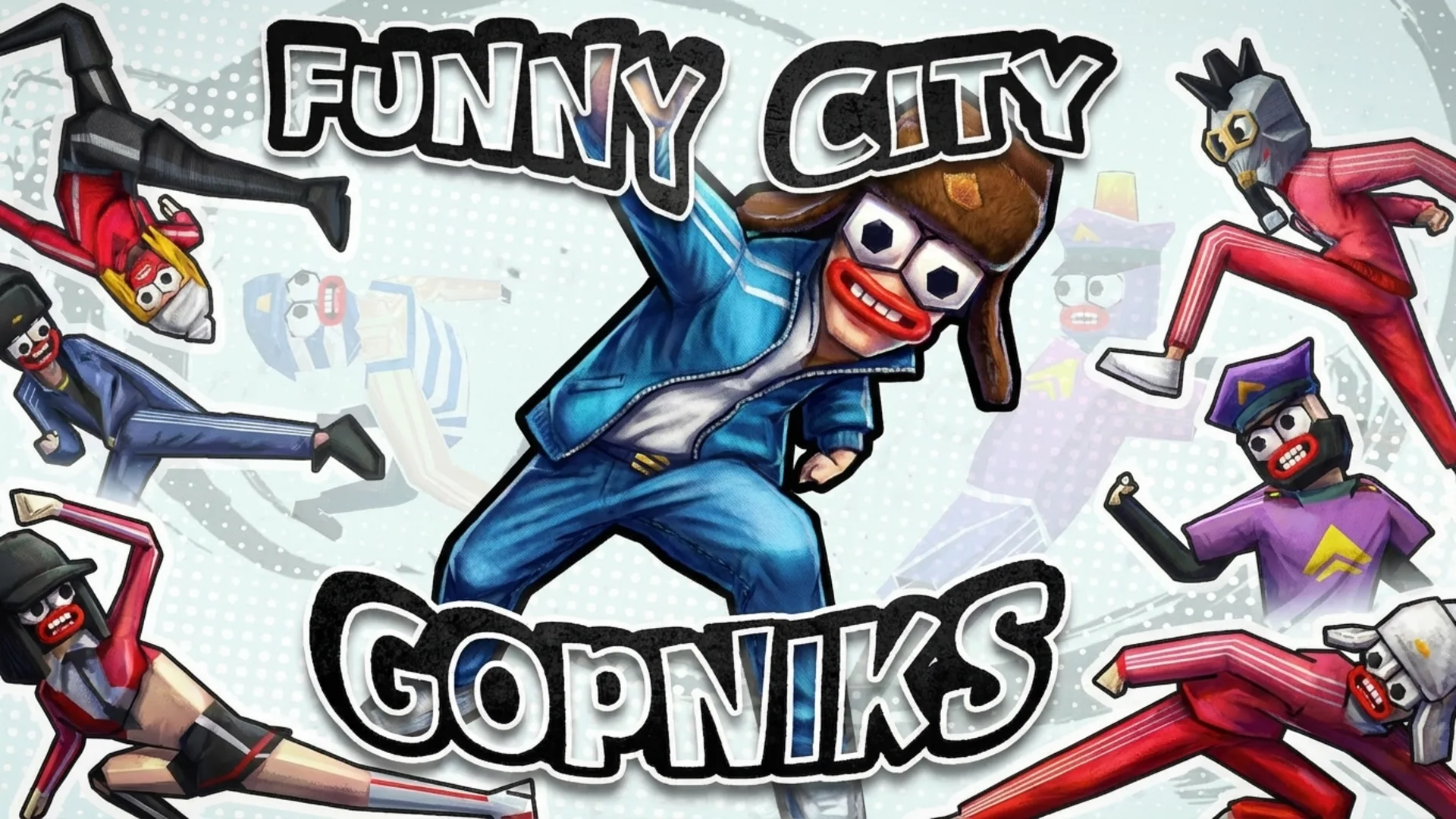 Play Funny City: Gopniks online for free. A wild Action browser game with physics-based combat, parkour, and street brawls.