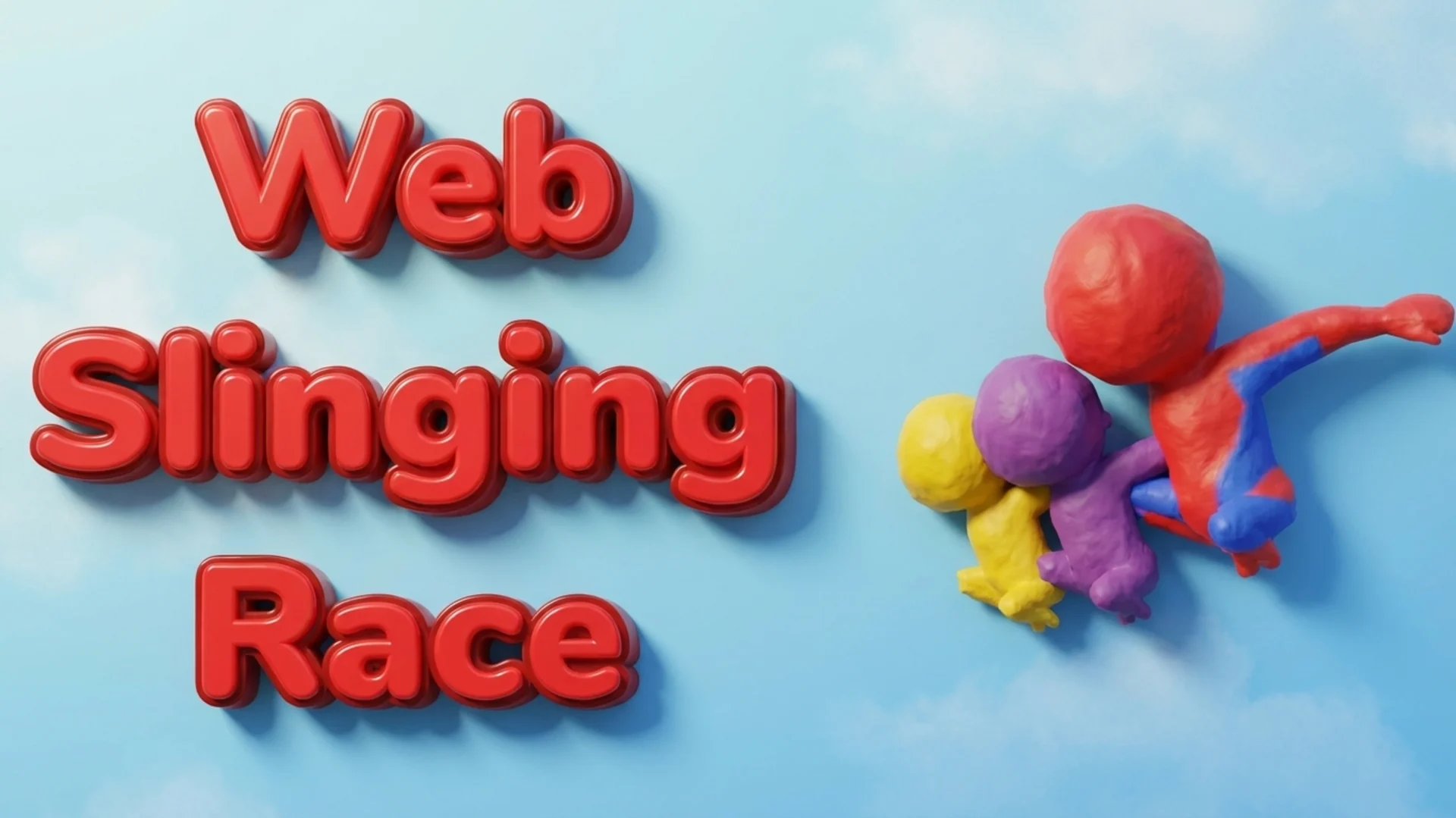 Play Web Slinging Race online free - a skill-based arcade browser game about mastering momentum and saving a train.