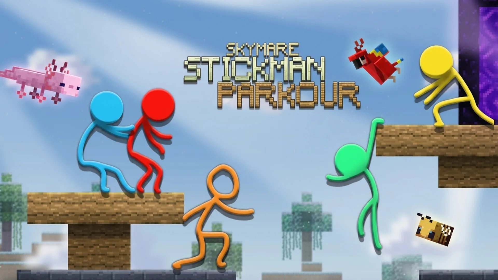 Play Stickman Parkour Master online free. A fast-paced action browser game where a stickman character jumps between platforms.