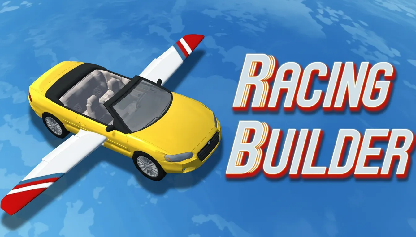 Play Racing Builder online free - an arcade racing game where you build your car on the fly to win.