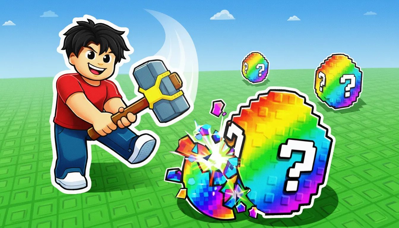 Play Break a Lucky Egg Brainrots online free - a fast-paced action browser game about collecting valuable characters from eggs.