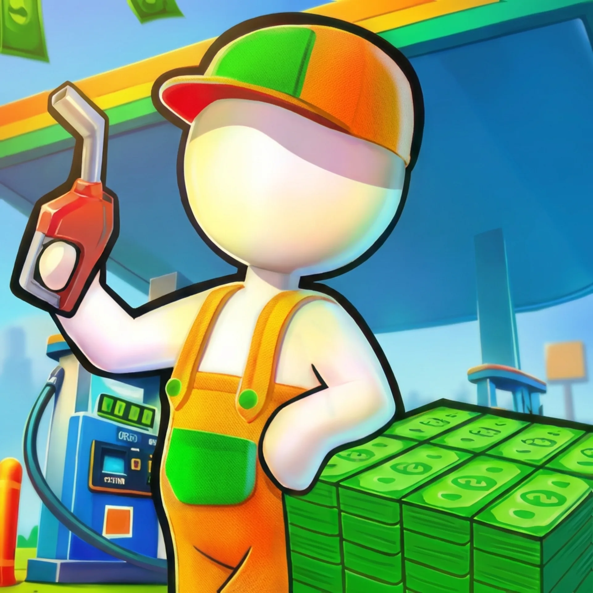 Gas Station - Stick Simulator Icon