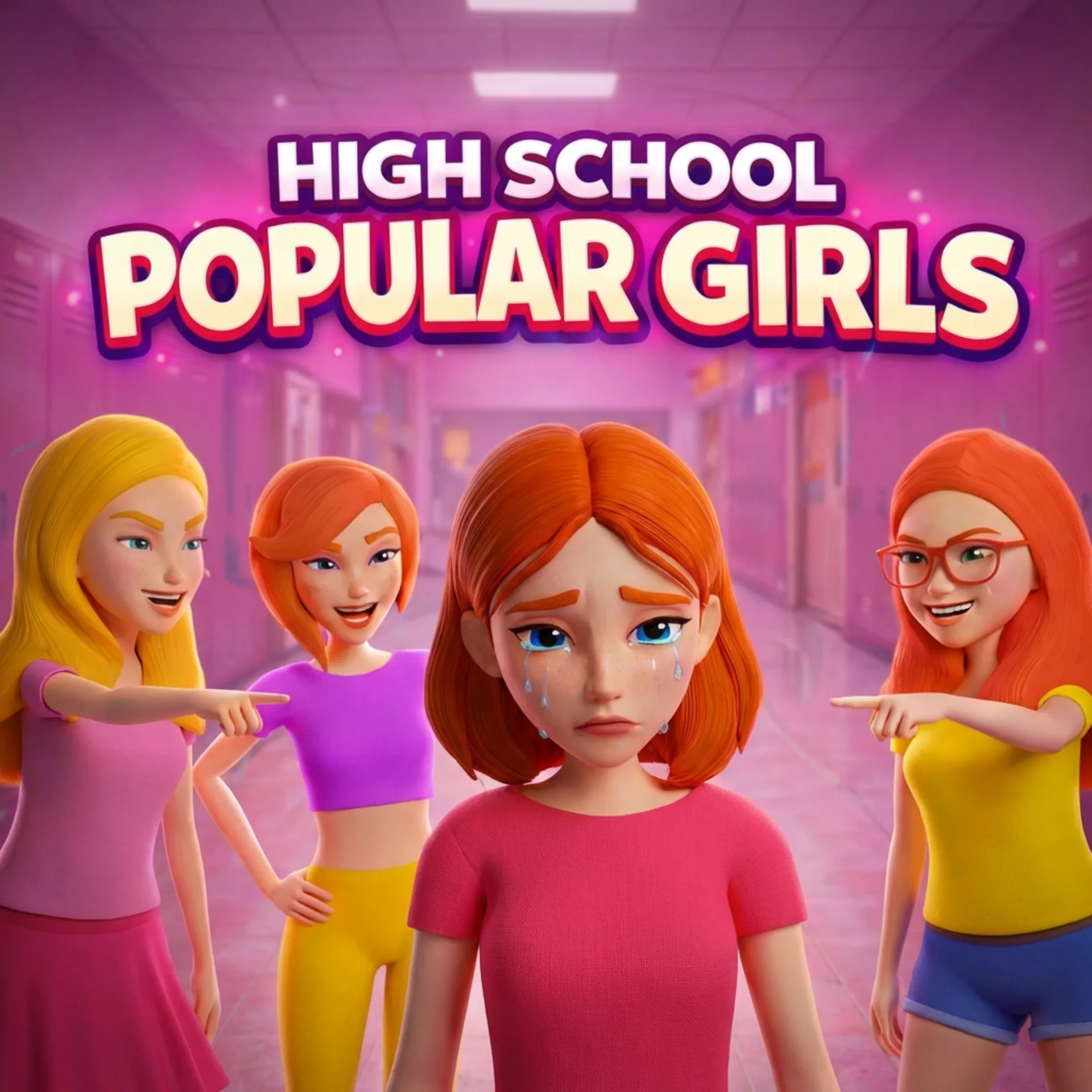 High School Popular Girls Icon