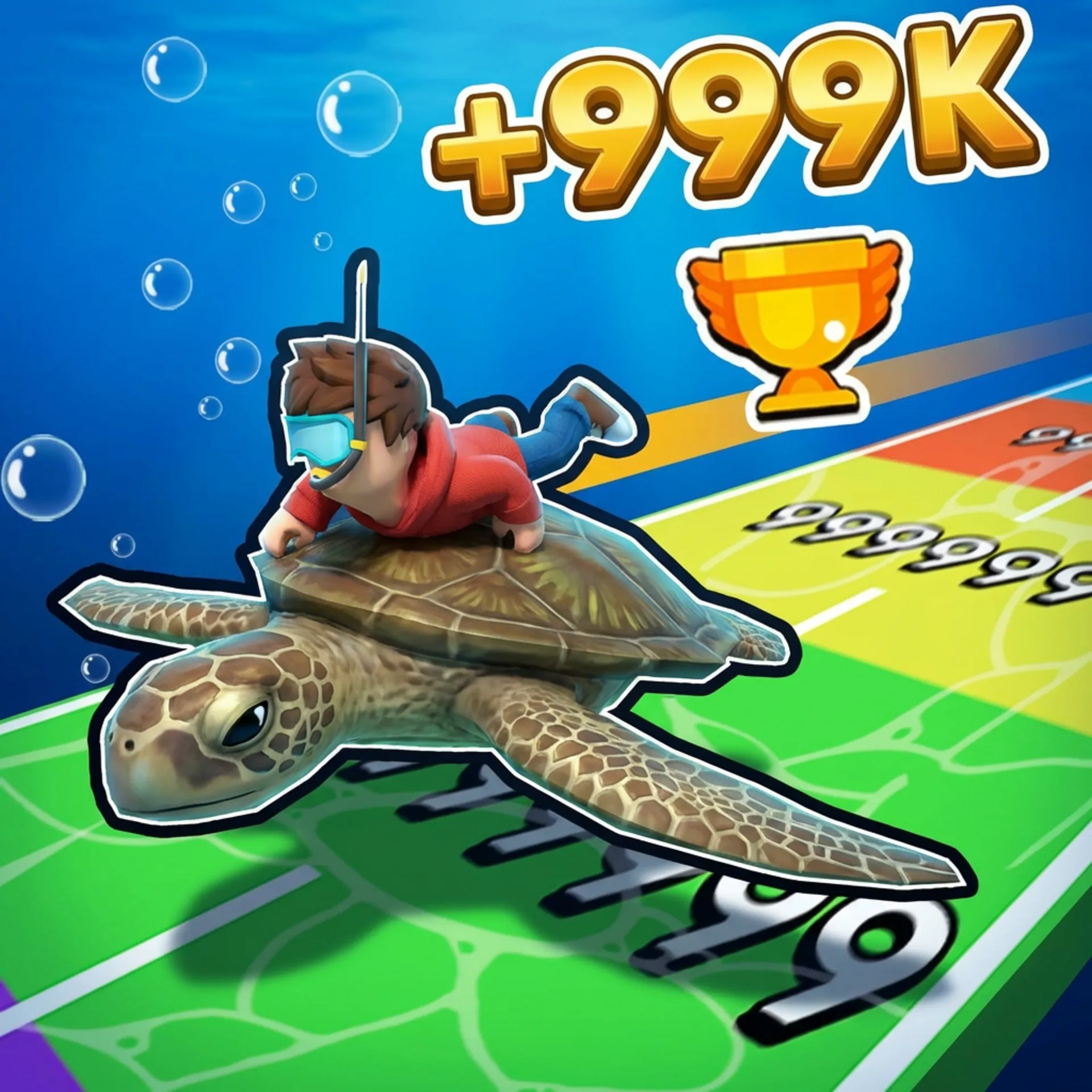 Obby Fish Challenge: Ride