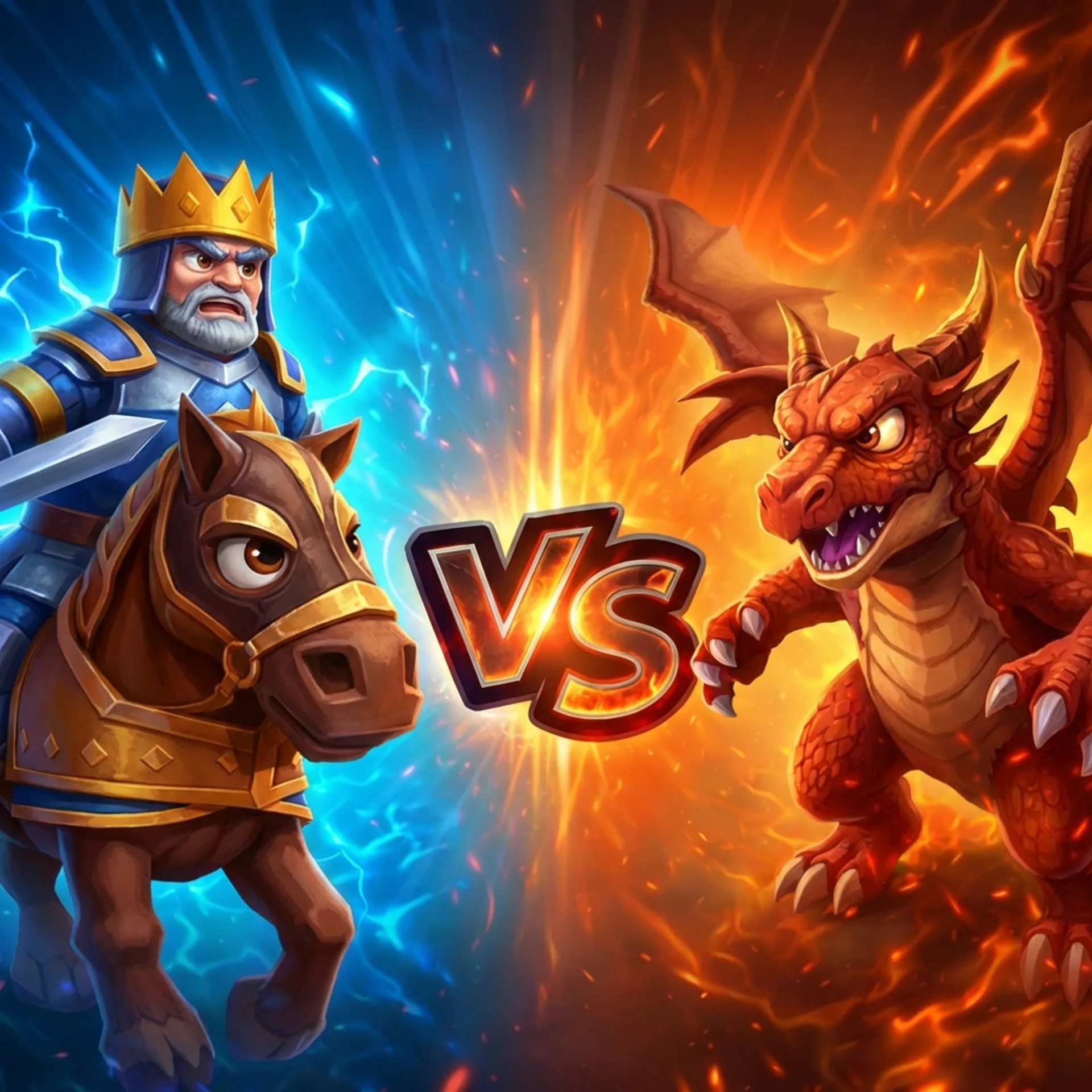 Merge! Dragons vs Knights