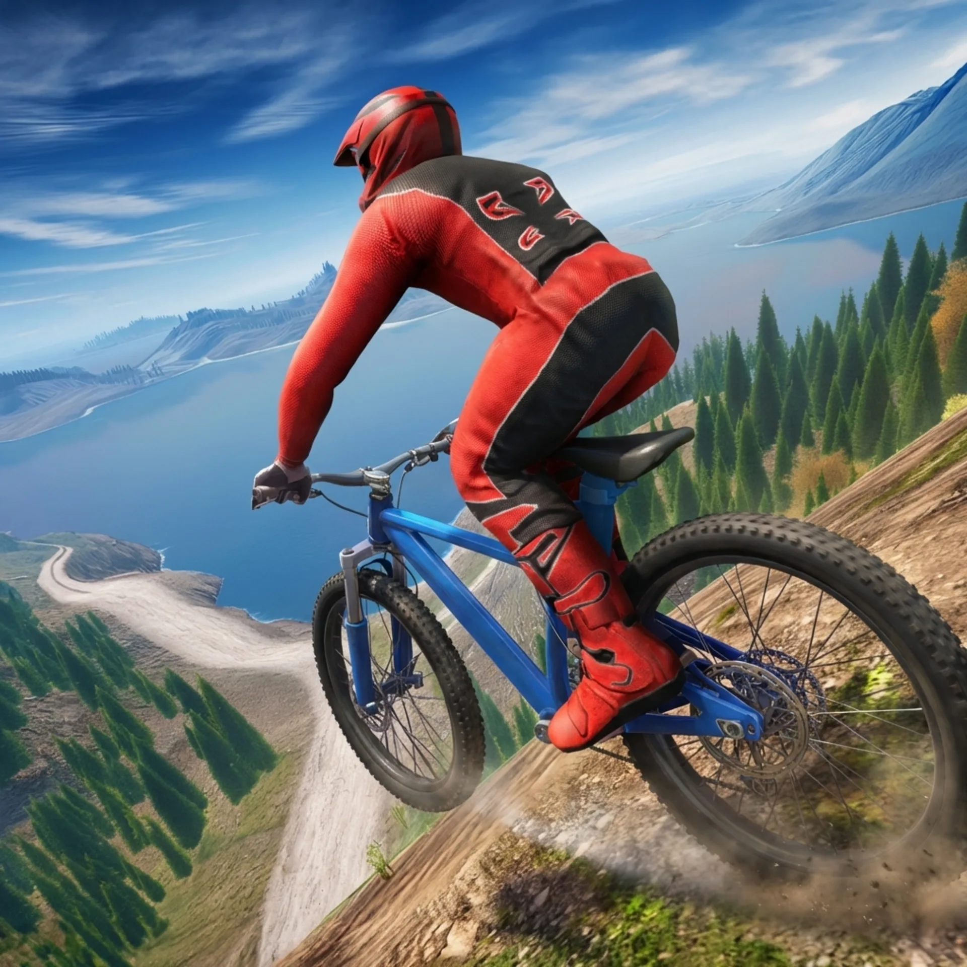 Riders Downhill Racing Icon
