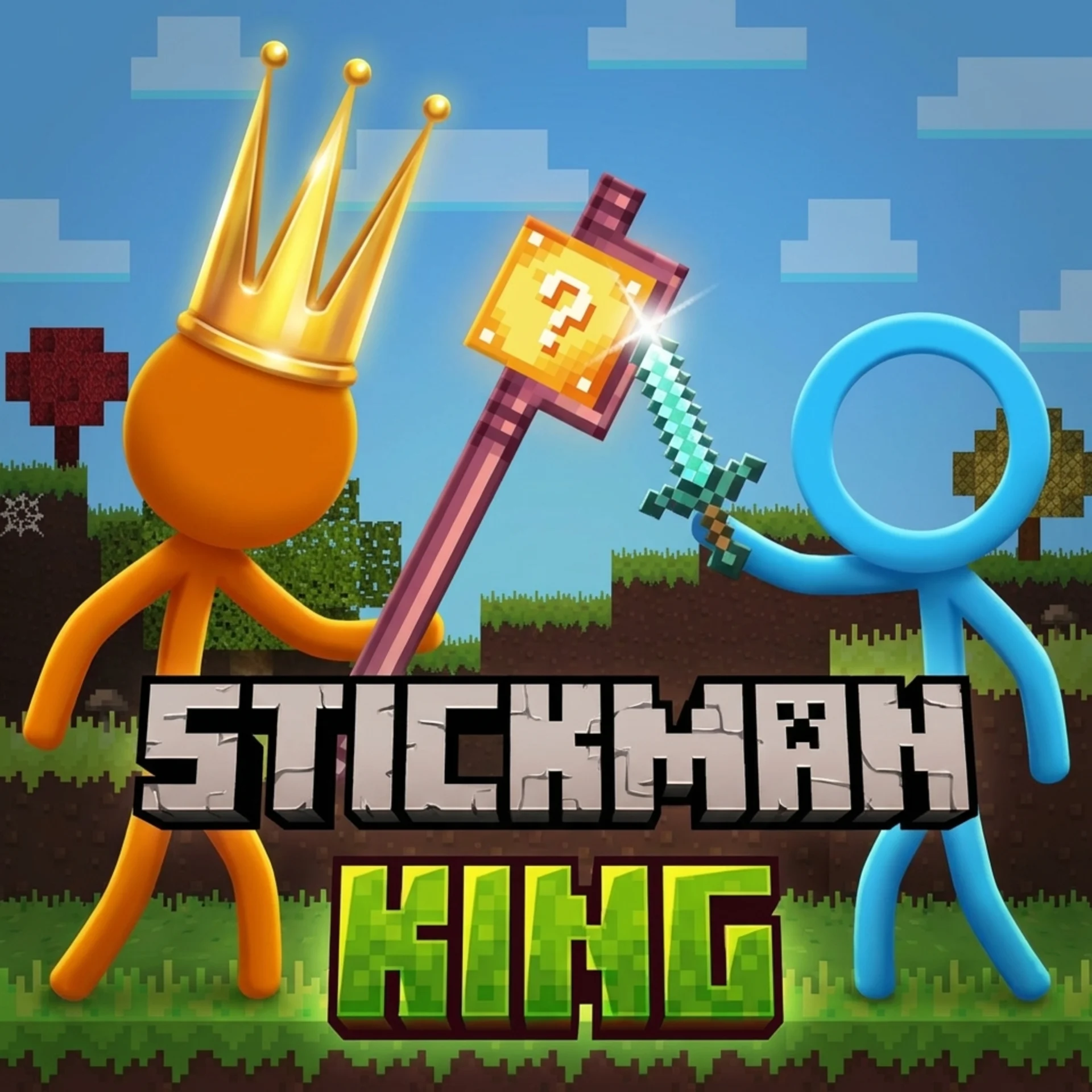 Stickman King Icon