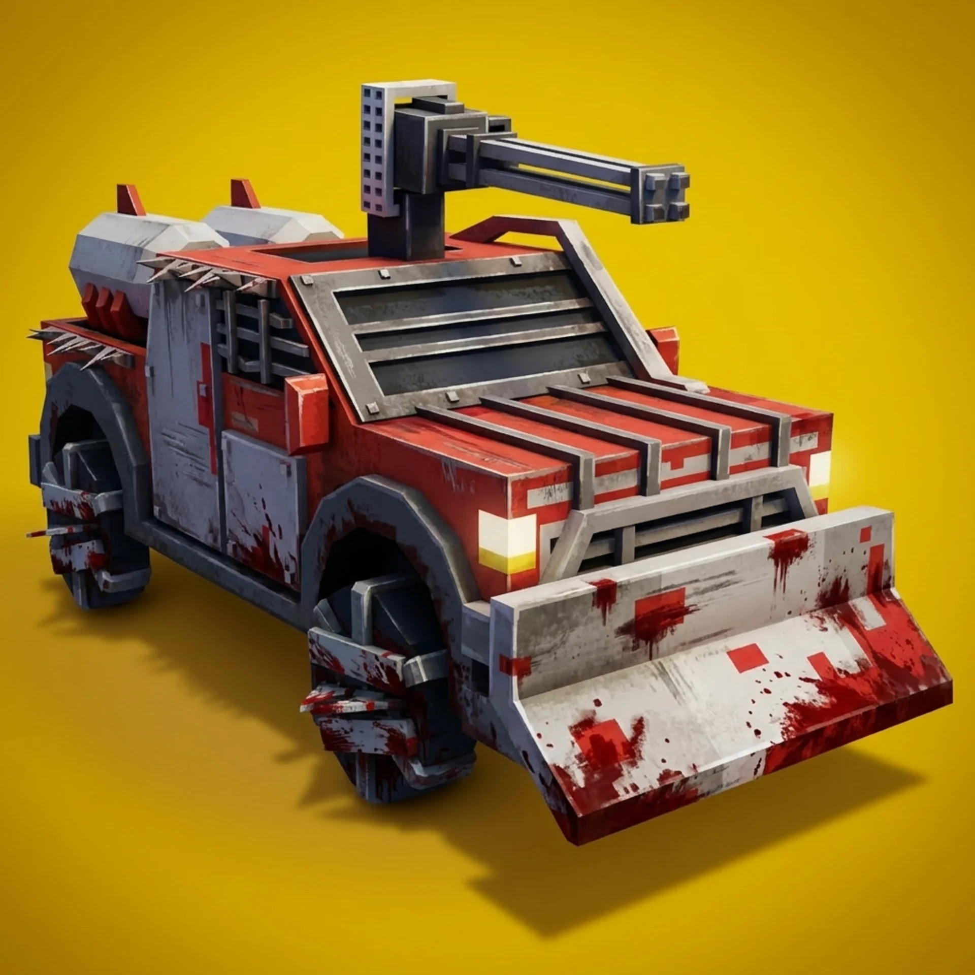 Zombie Derby: Blocky Roads Icon
