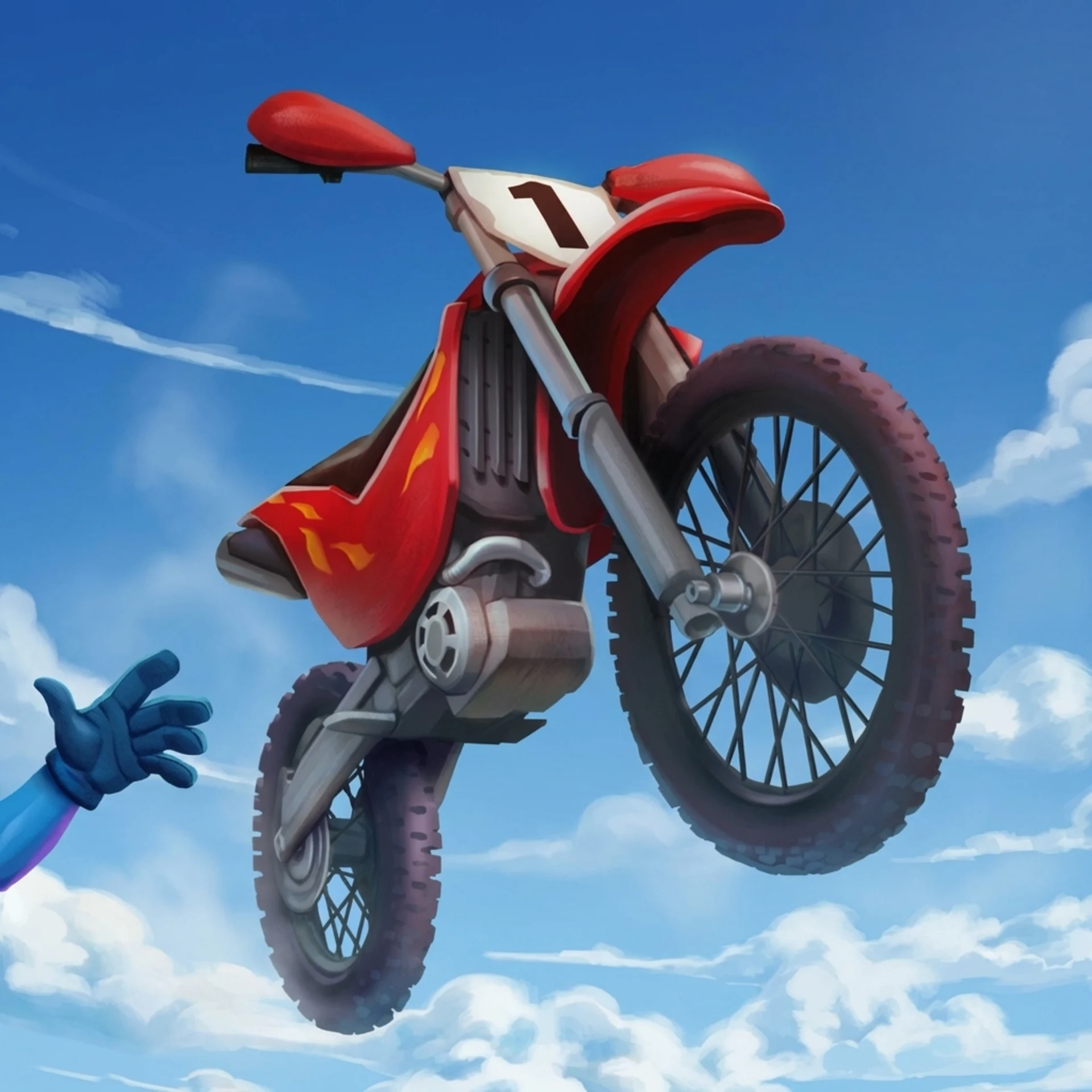 Airborne Motocross Icon