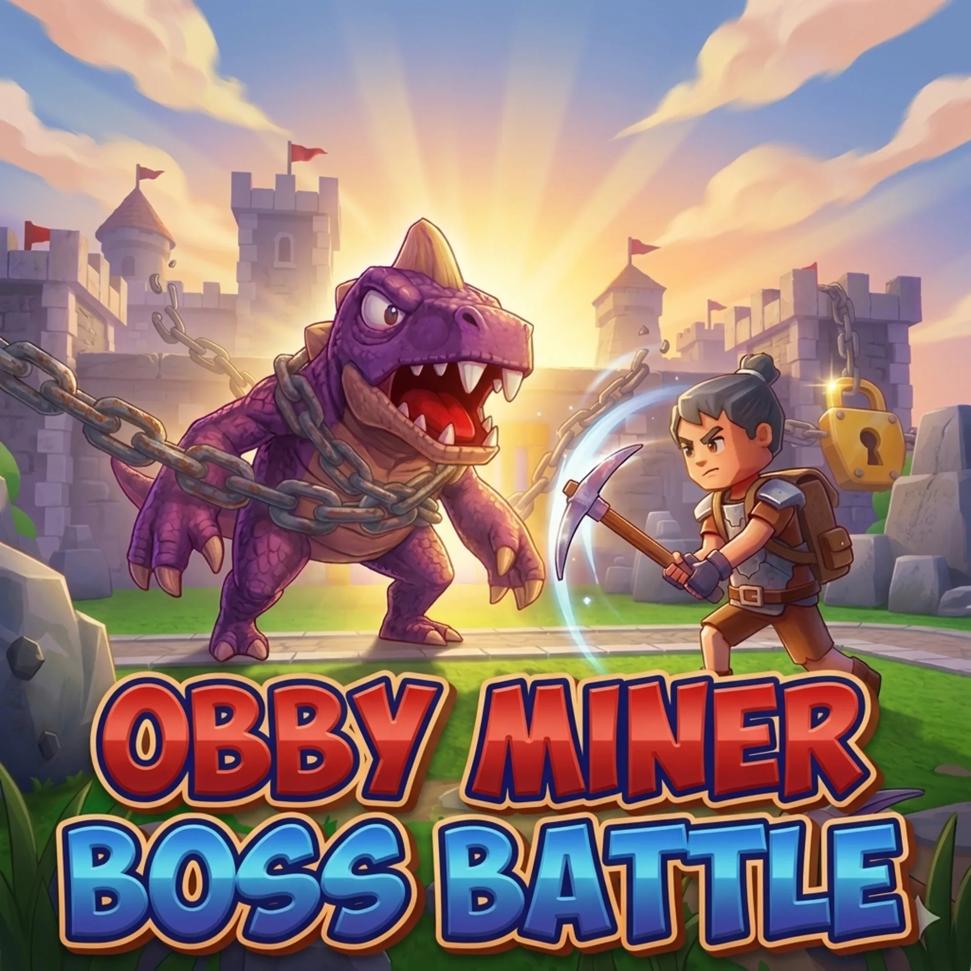 Obby Miner: Boss Battle