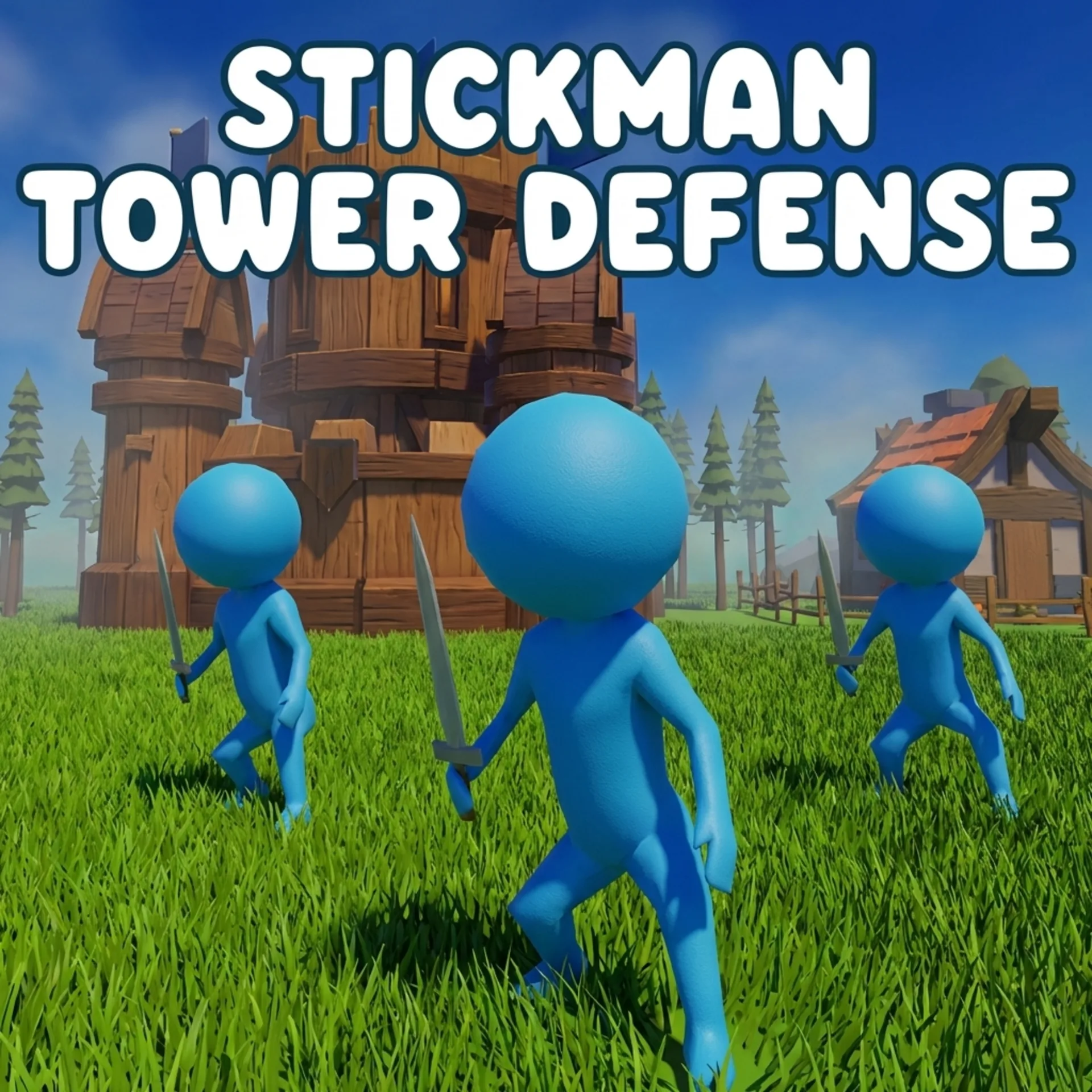 Stickman Tower Defense Idle 3D