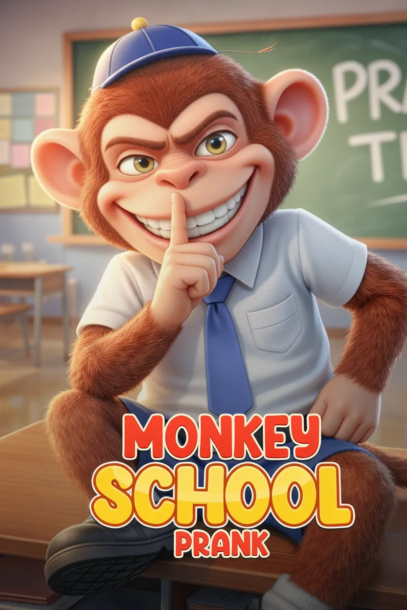 Monkey School Prank