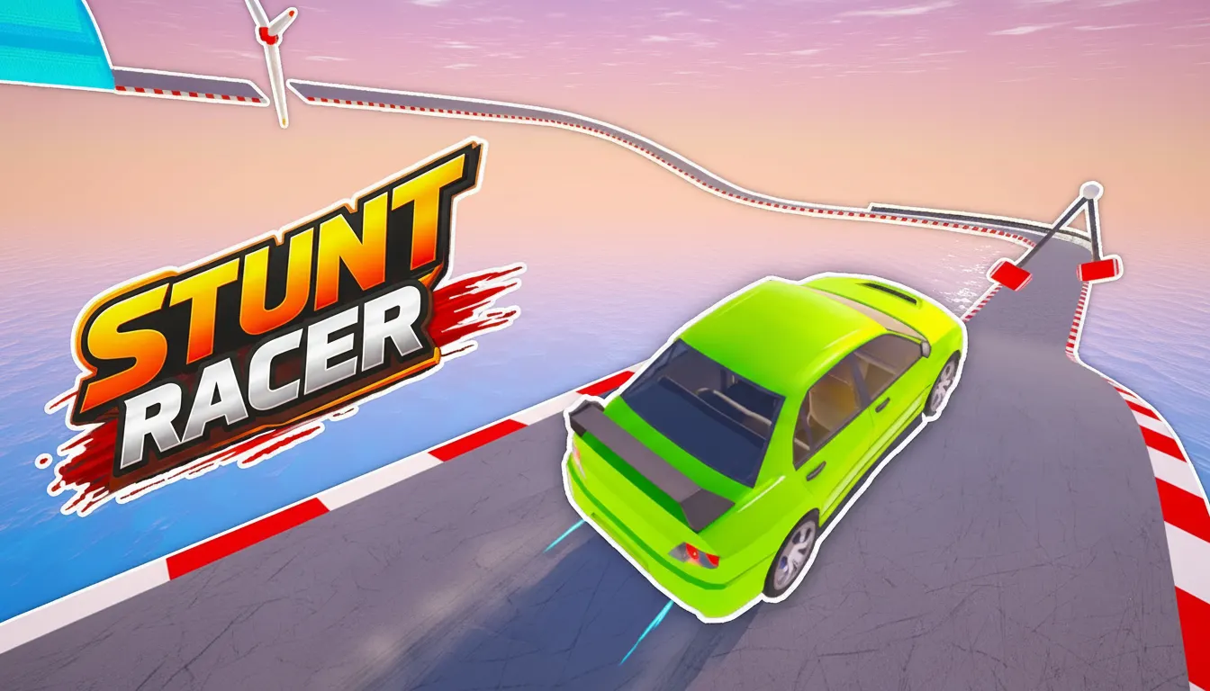 Play Stunt Racer online free - an action-packed Driving game where you perform high-speed car stunts in your browser.