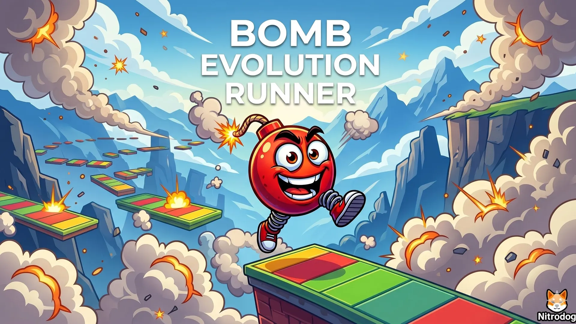 Play Bomb Evolution Runner online free - an action-packed Arcade runner game with a dynamic bomb evolution system.