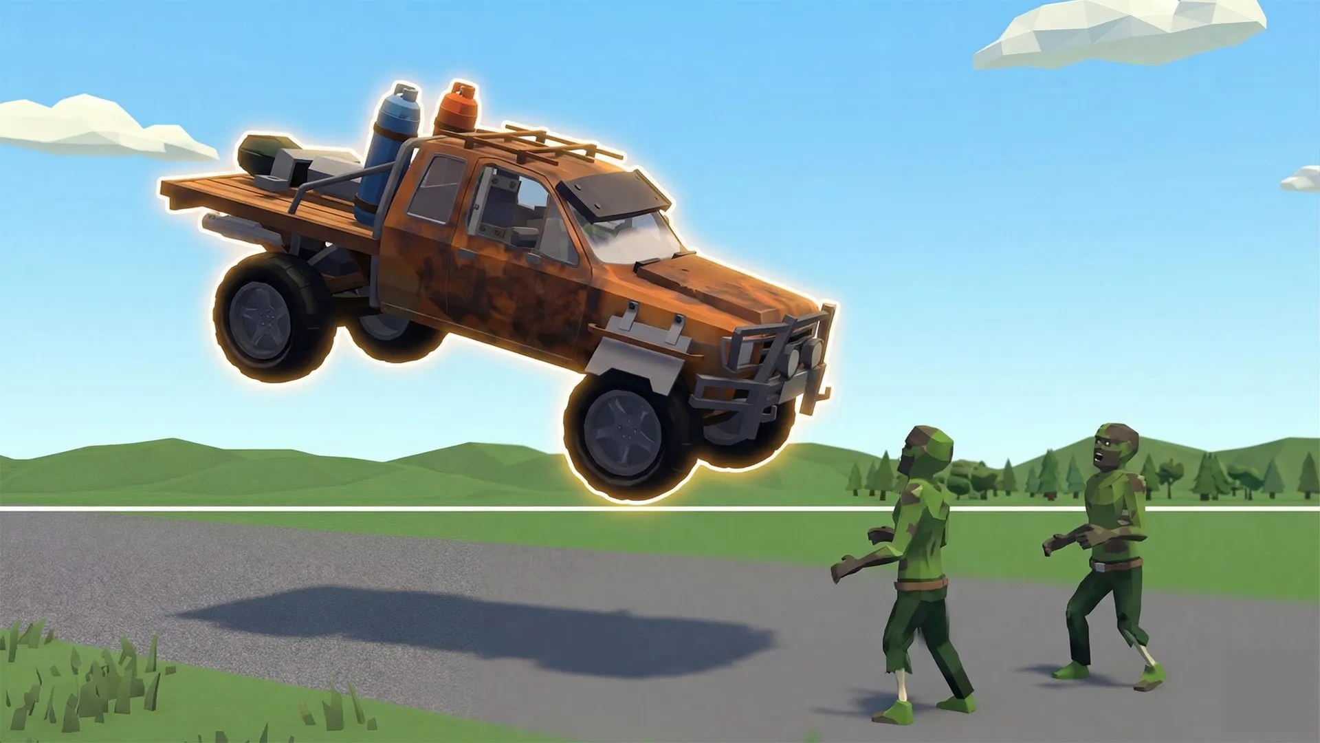 Play Cars vs Zombies action game online free. Drive and smash through zombie hordes in this top-down vehicular survival browser game.