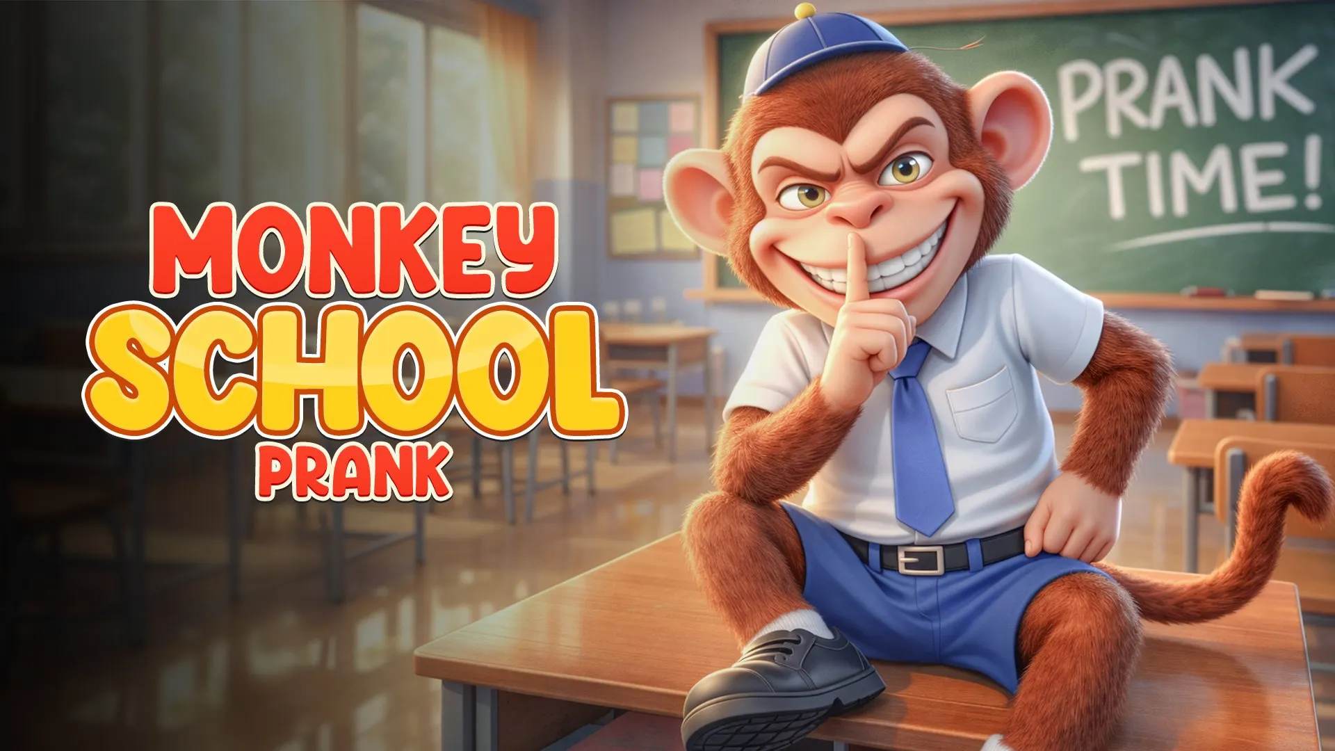 Monkey School Prank