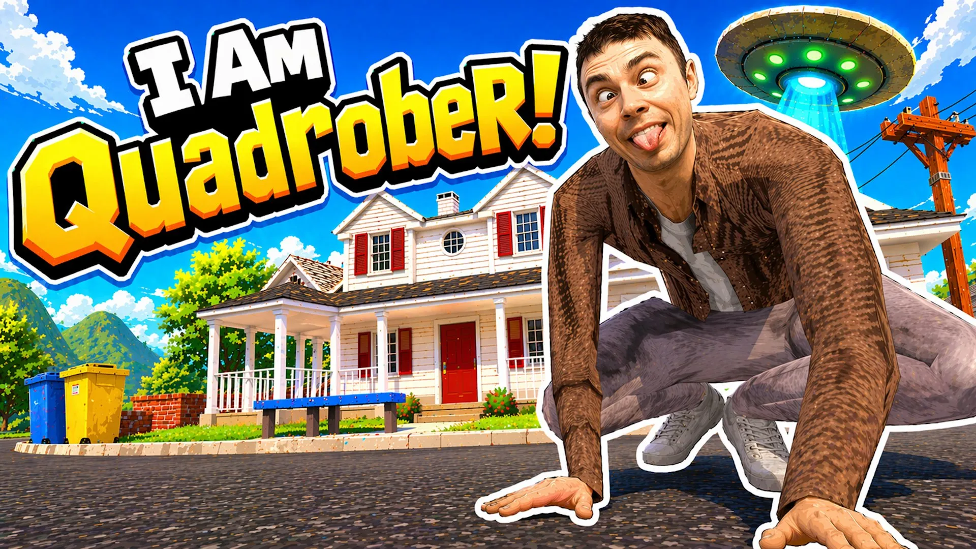Play I Am Quadrober! online free, a chaotic action browser game with physics-based destruction.