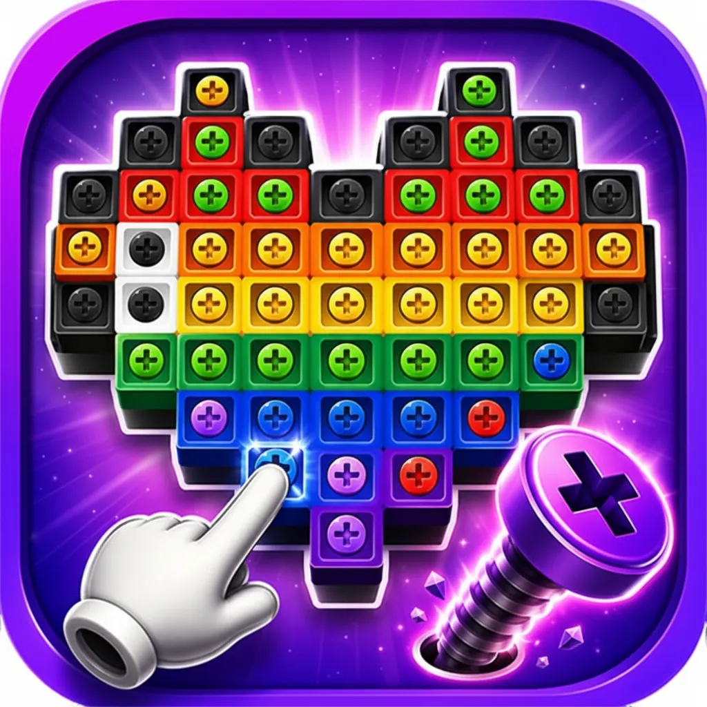 Screw Sort – Fix & Match Puzzle Icon