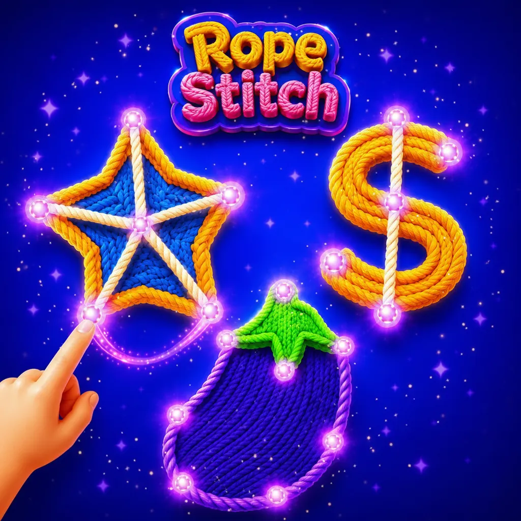 Rope Stitch Puzzle Icon