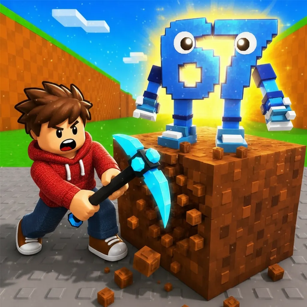 Obby: Break Rocks For Brainrots