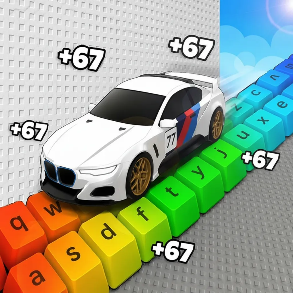 Obby: Supercar Race on Keyboard