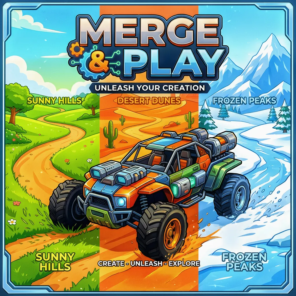 Merge and Play Icon