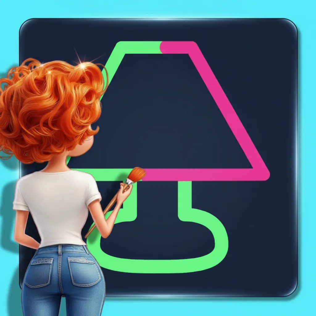 Draw One Line: Drawing Puzzle
