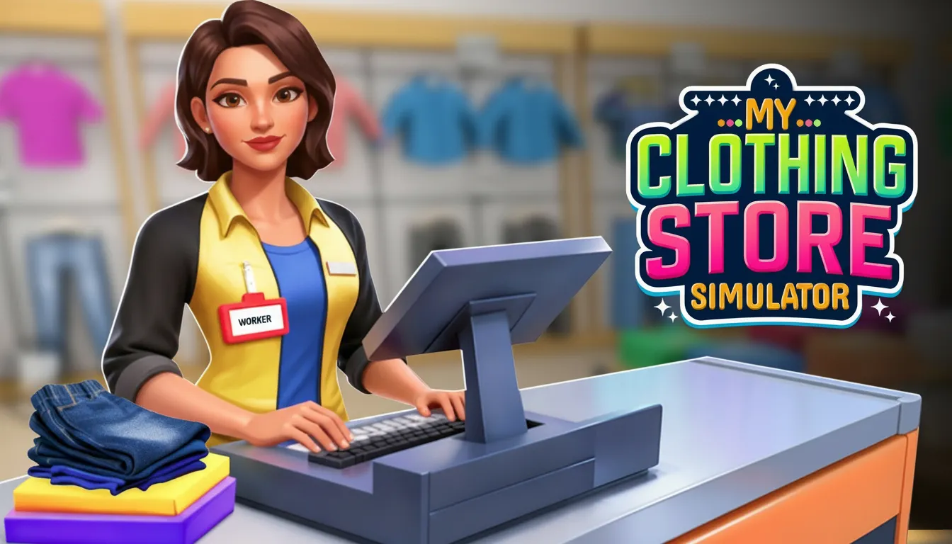 Play My Clothing Store Simulator 3D, a free online simulation game where you manage a fashion boutique and serve customers.