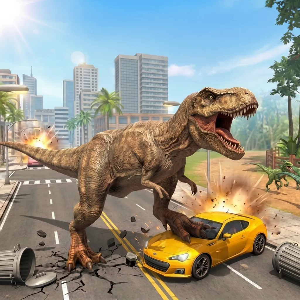 Dinosaur Park Jurassic Dino World