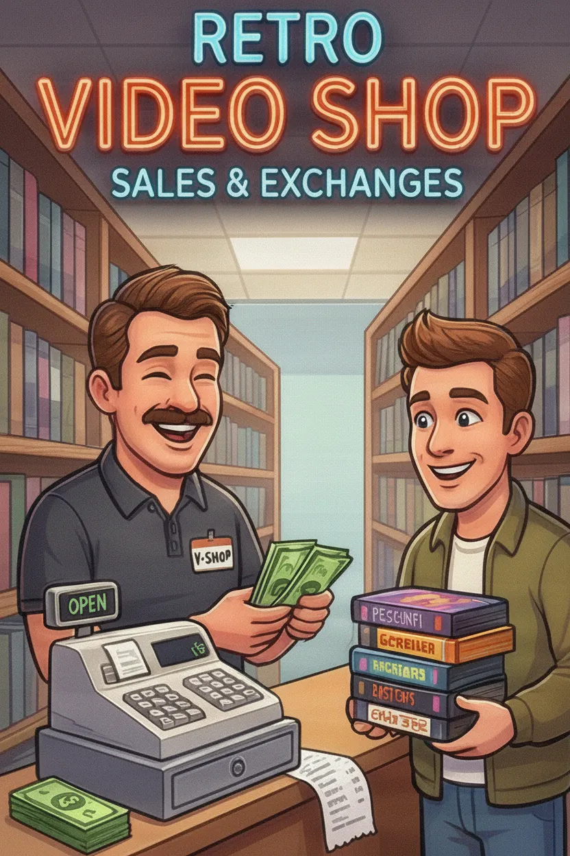 Retro Video Shop Simulator