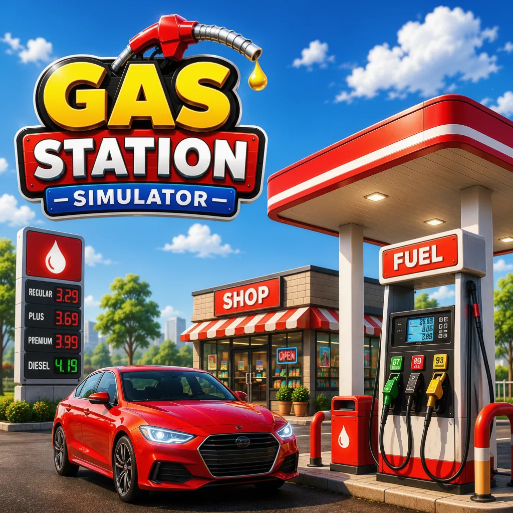 City Gas Station Simulator Icon