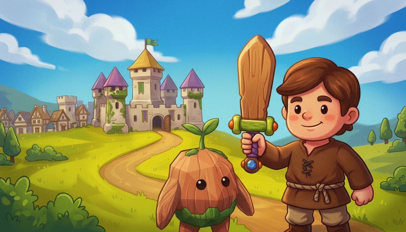 Play Sprout King online free, an arcade strategy browser game with tile-based island building and cute sprout characters.