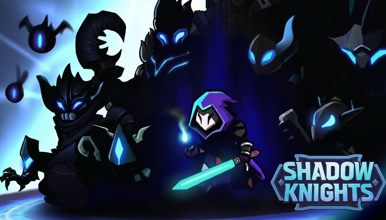 Play Shadow Knights online free, a necromancer adventure browser game where you raise an army of the dead.